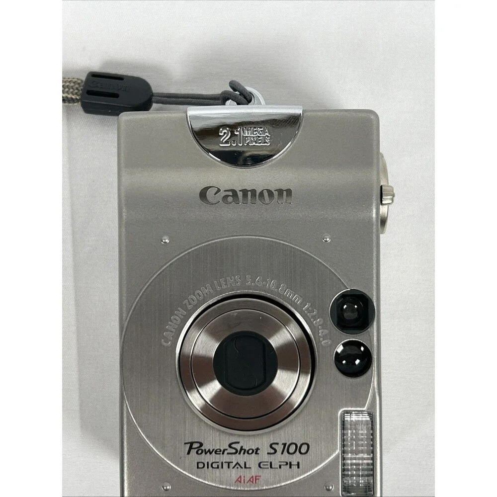 CANON PowerShot S100 Digital ELPH 2.1 Mega Pixel Camera With Wrist Strap
